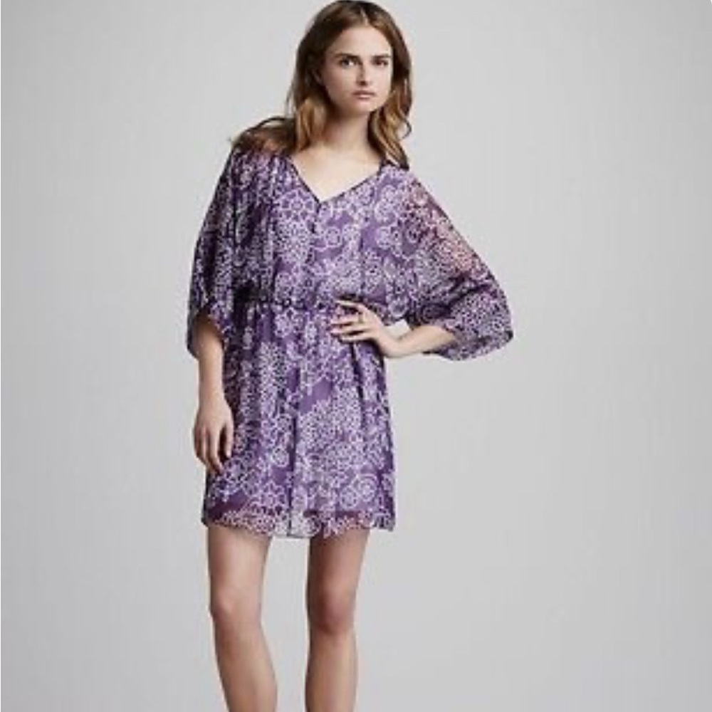 DVF Diane Von Furstenberg Iniko Silk Caftan Dress, Size 6